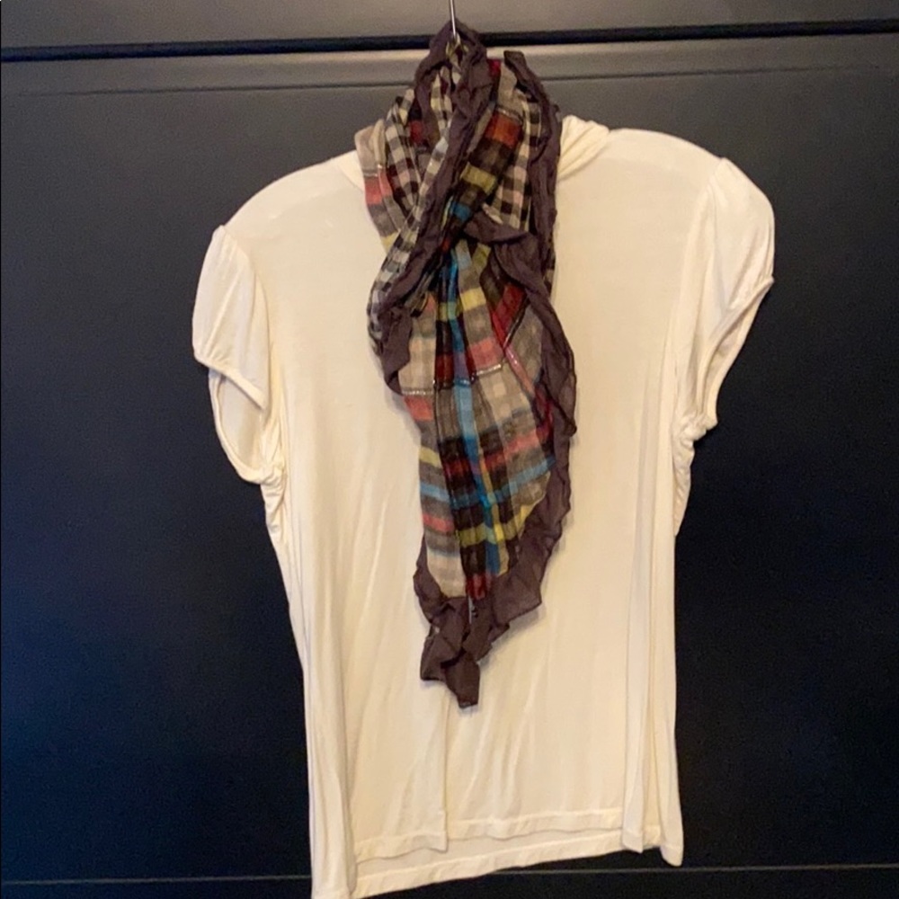 Top with scarf